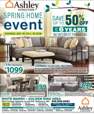 Spring Home Event Ashley Homestore Capitol Heights Md
