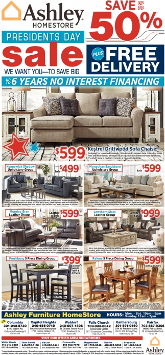 Presidents Day Sale Ashley Homestore Capitol Heights Md