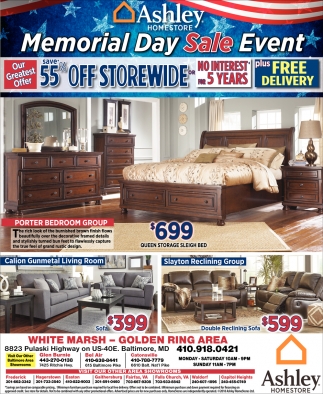 Ashley Furniture Memorial Day Sale Flyer | Ashley Furniture