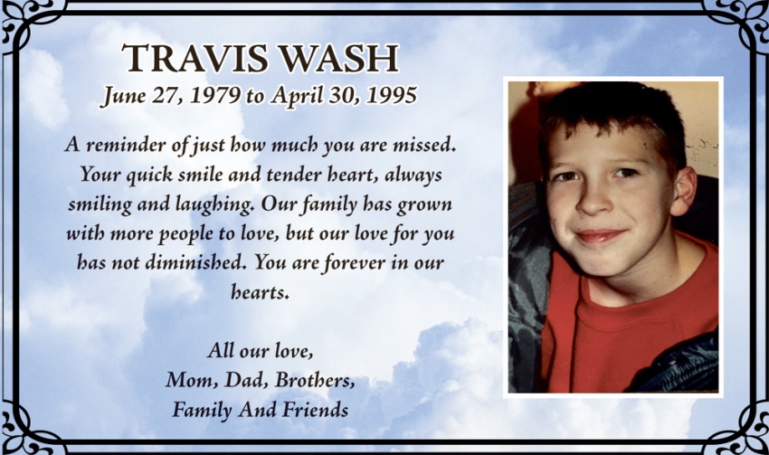 Travis Wash, Obituaries, Dalzell, SC