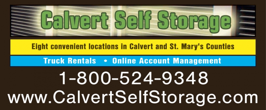 Truck Rentals, Calvert Self Storage, Leoanrdtown, MD